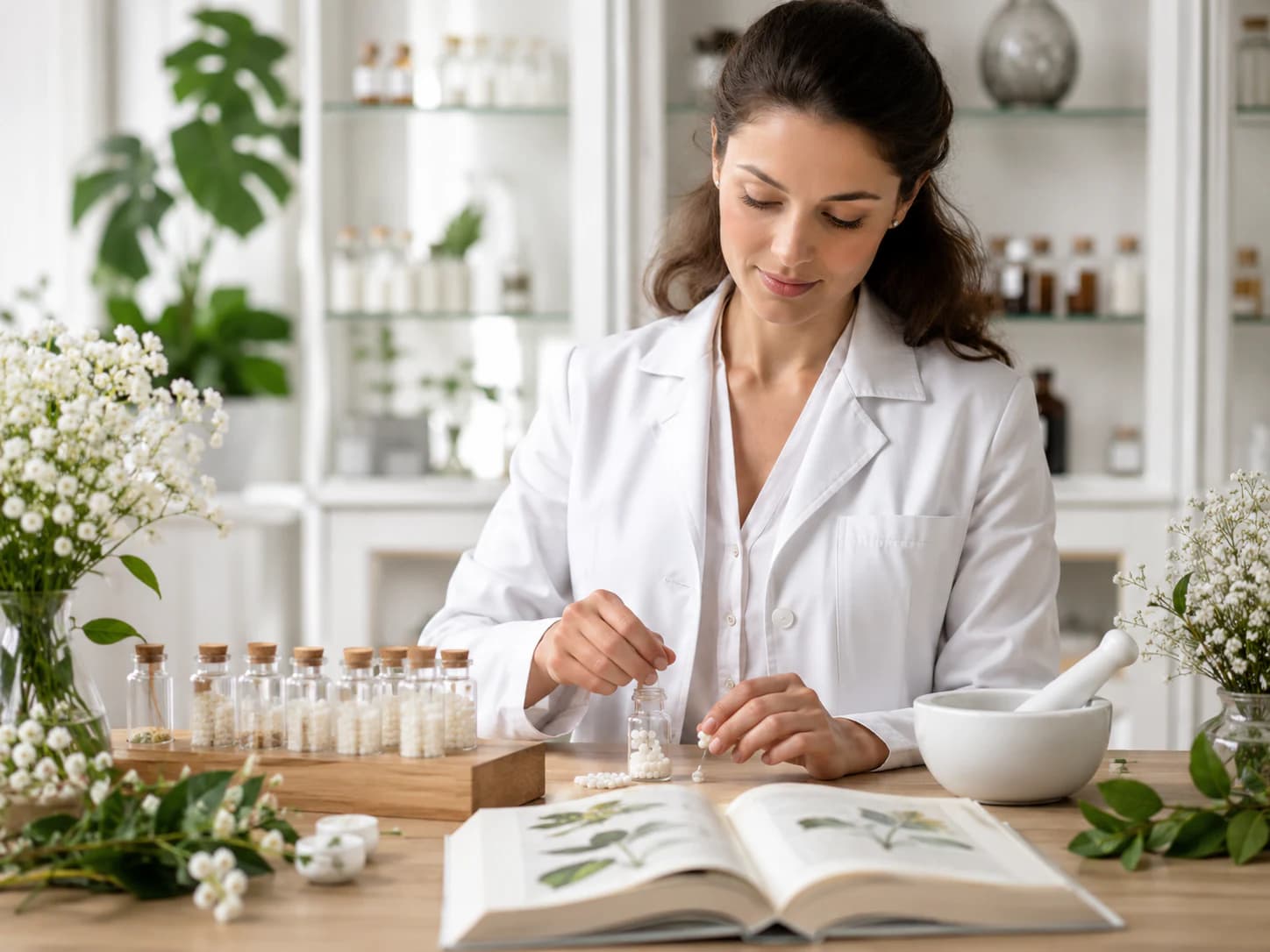 Étude de préparations homéopathiques, de références botaniques et de pratiques professionnelles