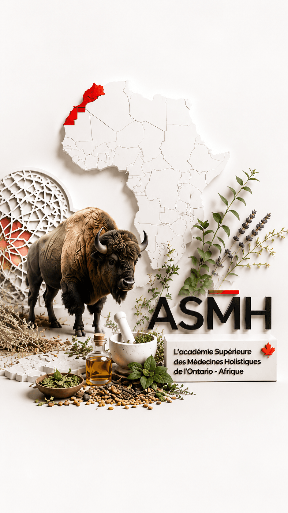 ASMH, Académie Supérieure des Médecines Holistiques de l’Ontario - Afrique, basée à Casablanca